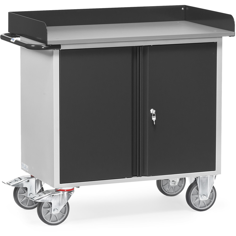 fetra® Carrello da officina di acciaio 12456-7016