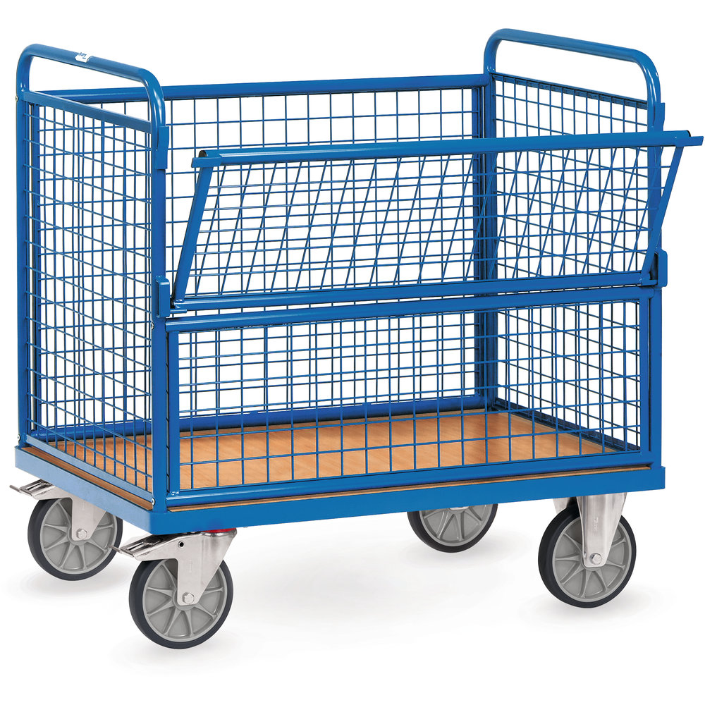 fetra® Carrello a cassette in filo metallico 2772