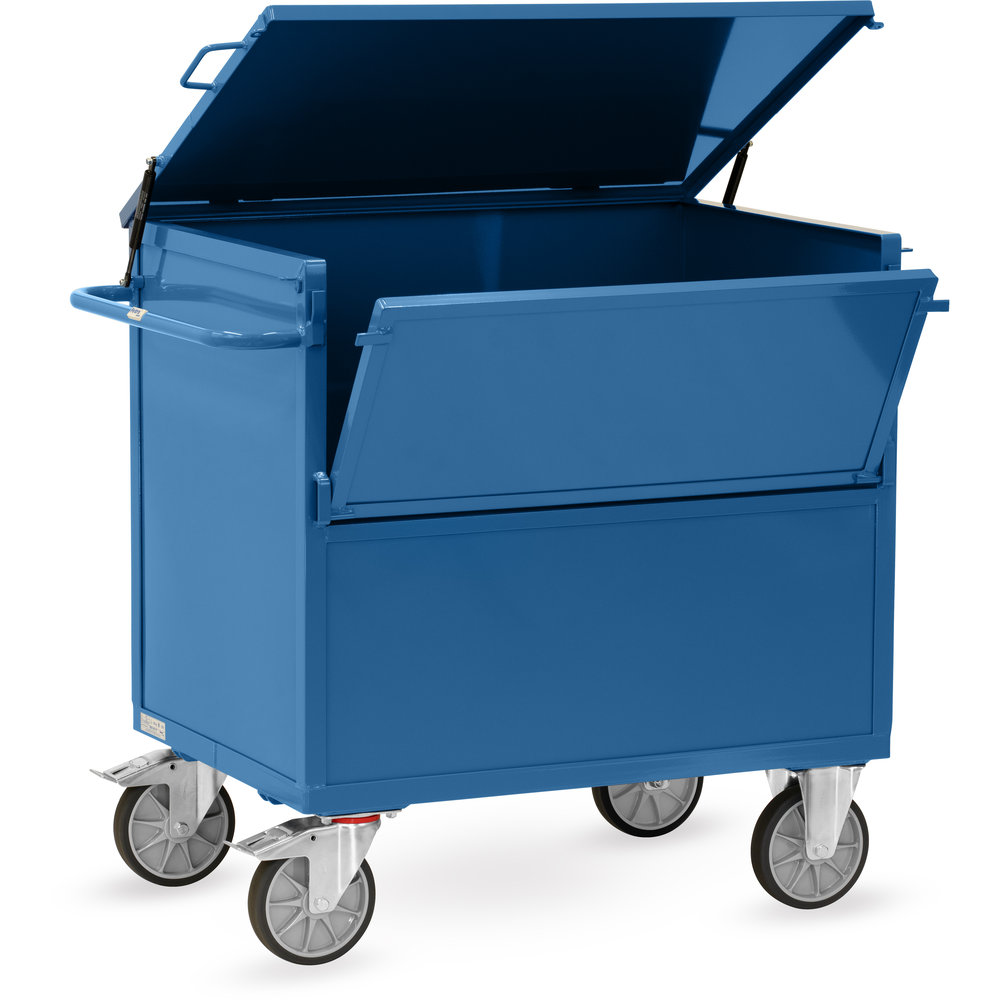 fetra® Carrello a cassone in lamiera 2862