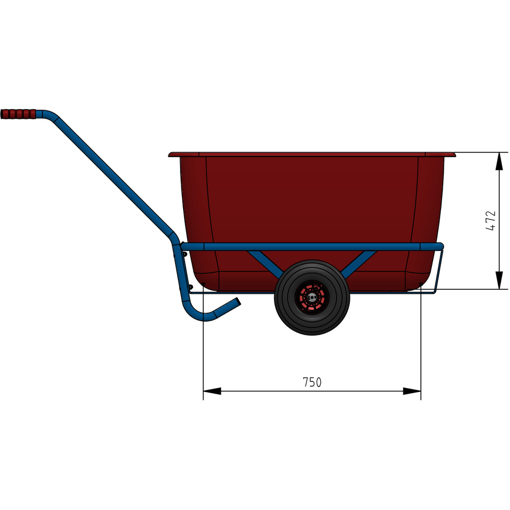 fetra® Carrello a mano 4102P