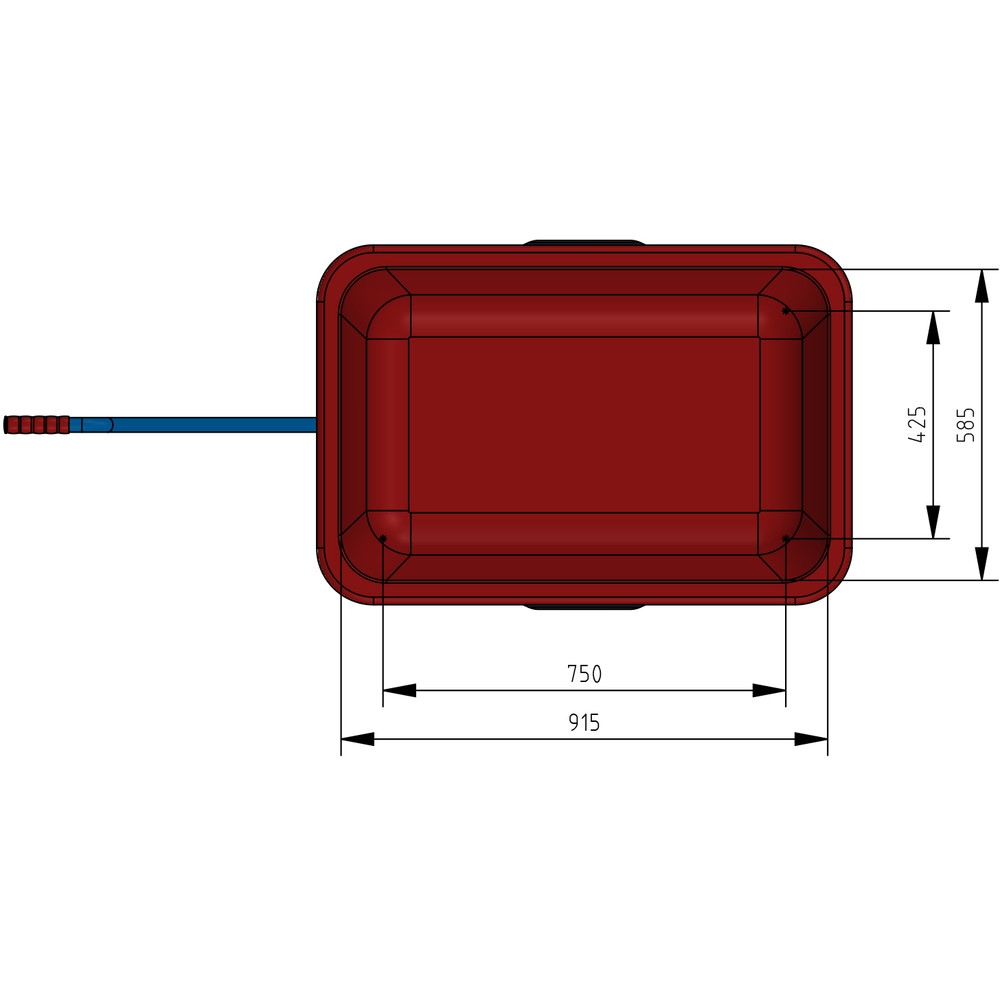 fetra® Carrello a mano 4102P