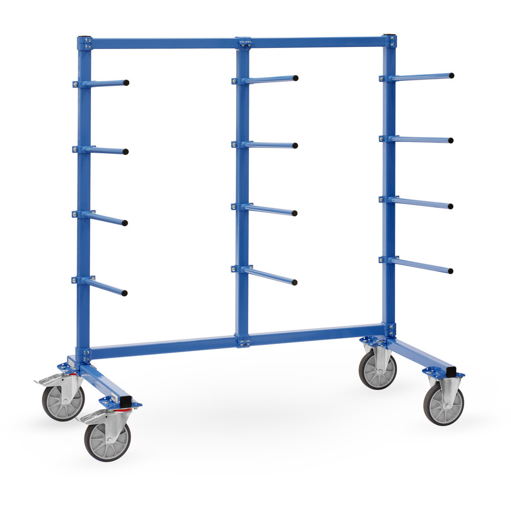fetra® Carrello con braccio supporto con tubo PVC 4618-1