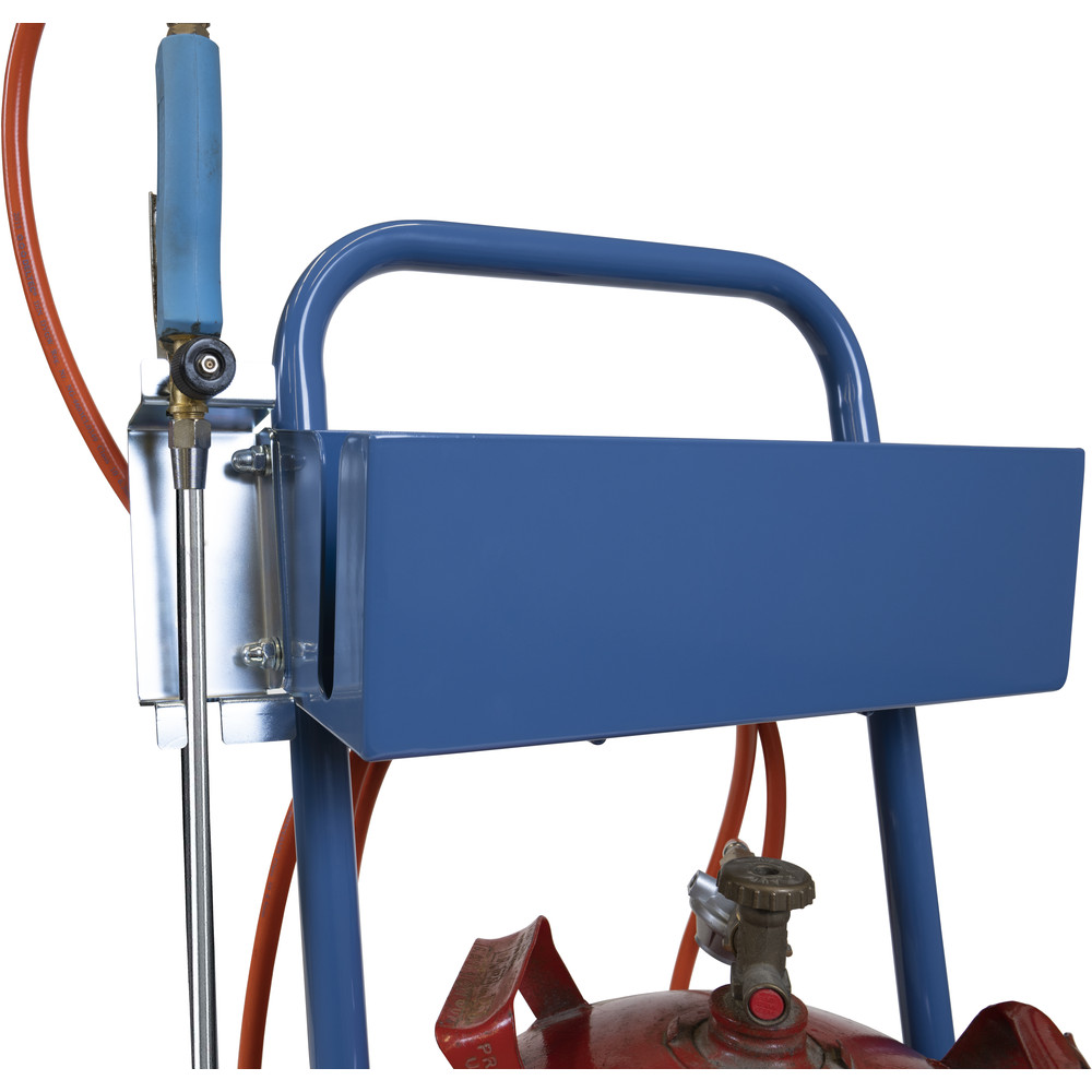 fetra® Carrellino portabombole in acciaio 51300T-SB