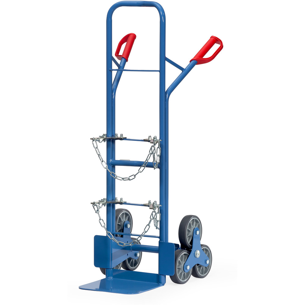 fetra® Carrello portabombole in acciaio 51318TK