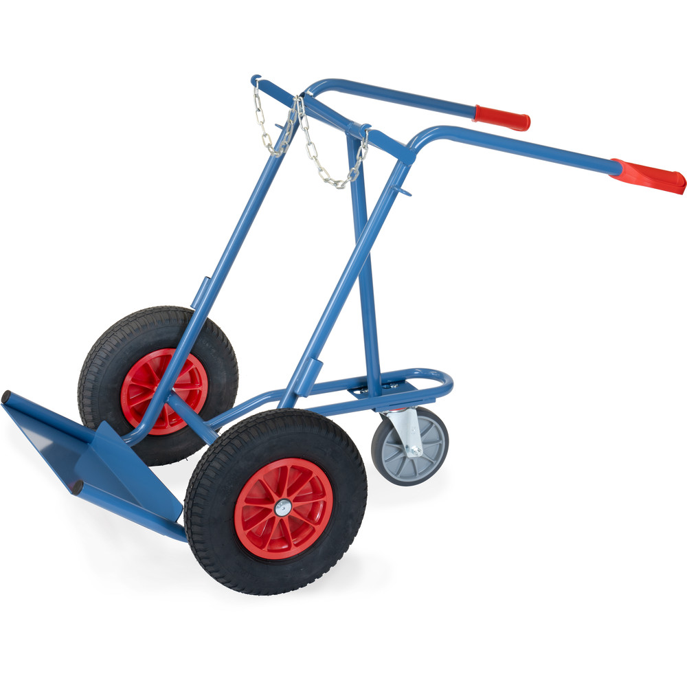 fetra® Carrello portabombole in acciaio 52229P-ST