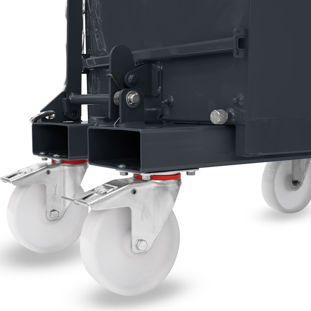 fetra® Contenitore ribaltabile con rulli 6230R-7016