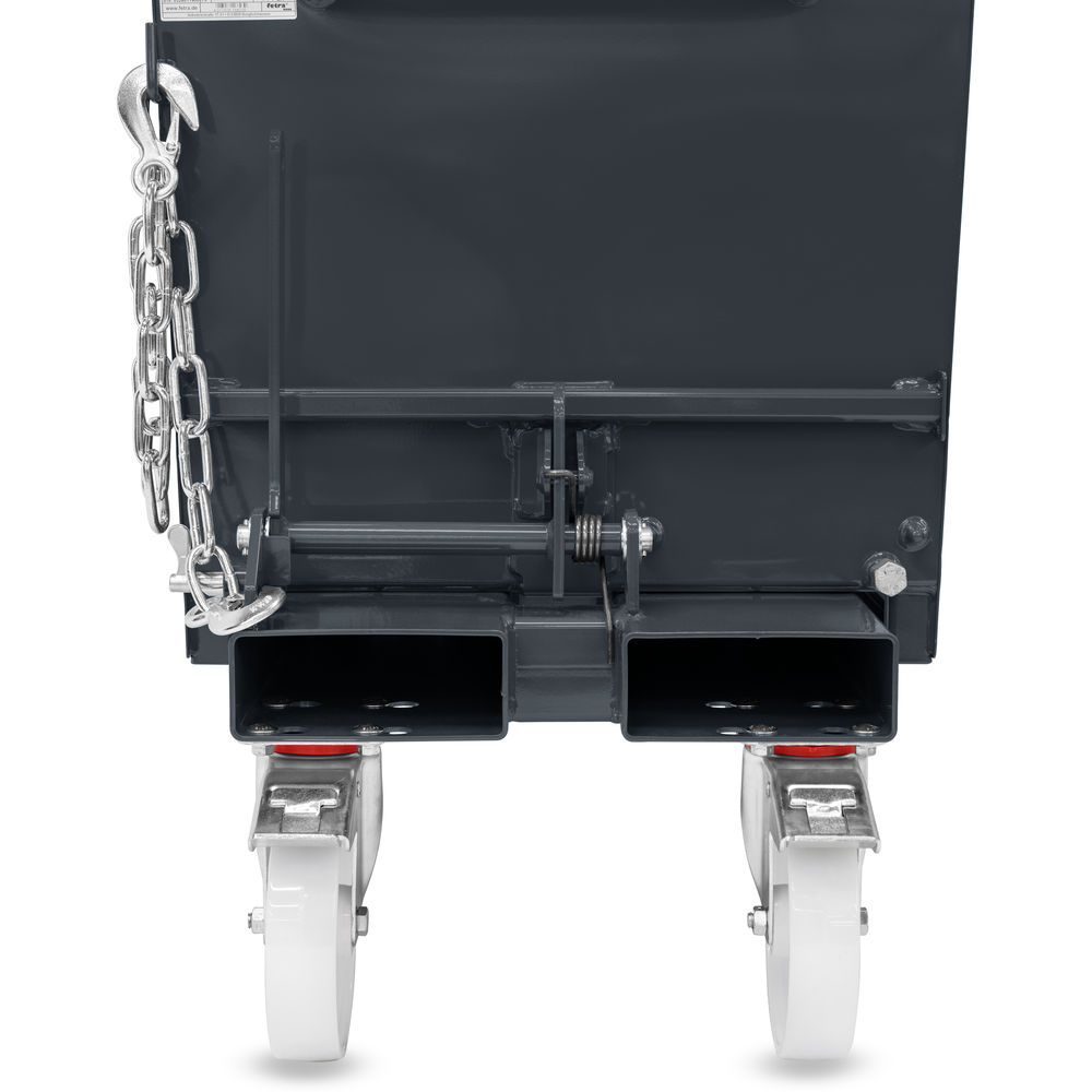 fetra® Contenitore ribaltabile con rulli 6230R-7016