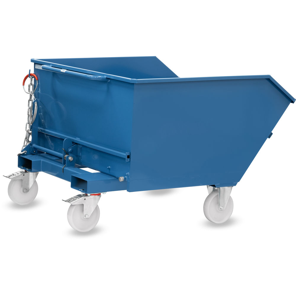 fetra® Contenitore ribaltabile con rulli 6275R