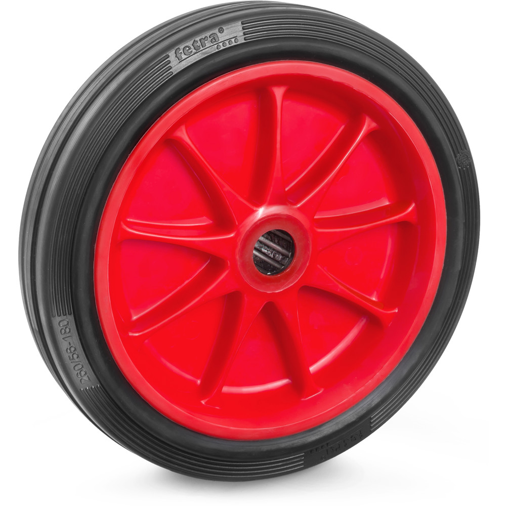 fetra® Ruota in gomma piena 70217 - 260 x 56 mm