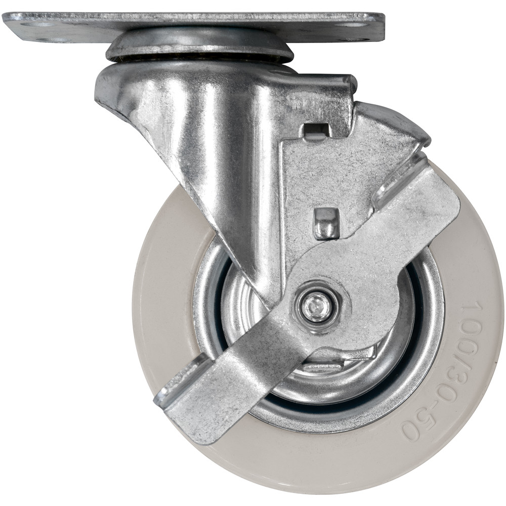 Ruota girevole con freno 71911 per fetra® carrello interamente in acciaio