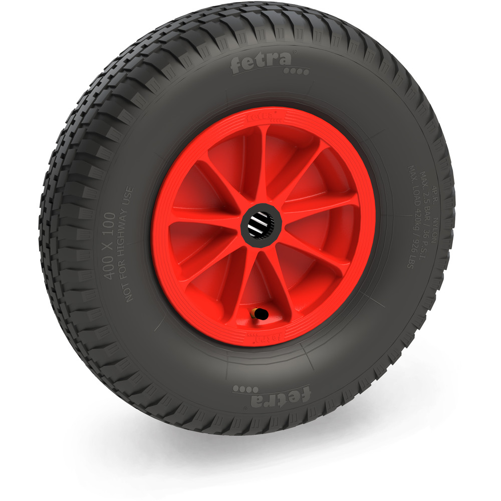 fetra® Ruota pneumatica 72121R - 400 x 100 mm