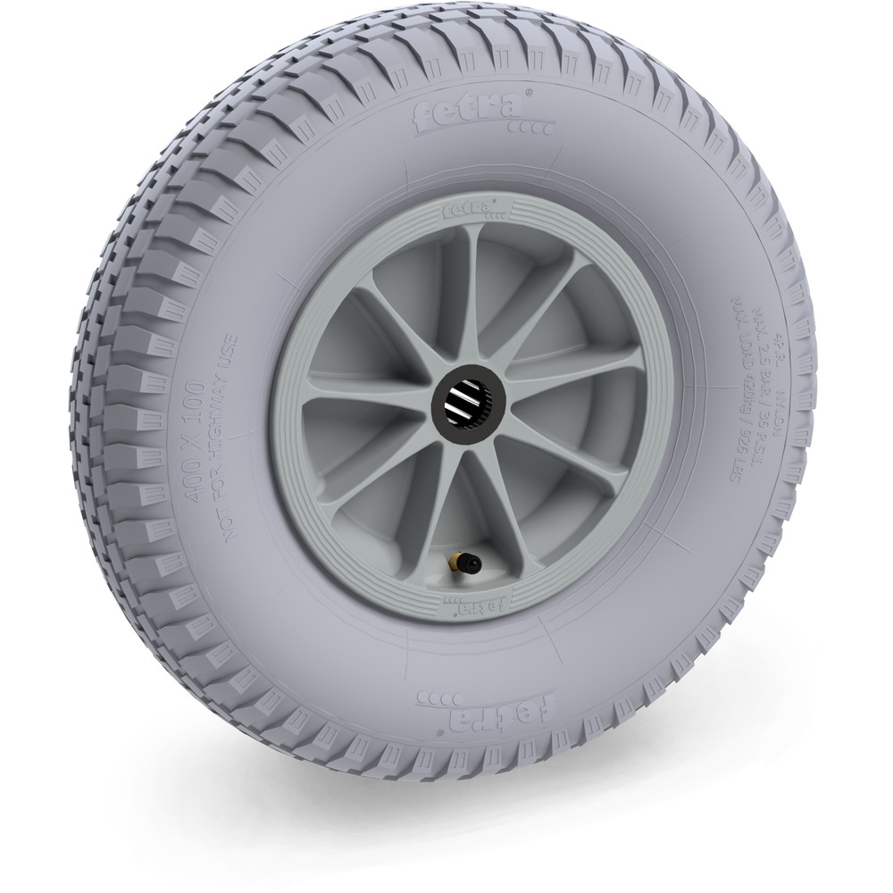 fetra® Ruota pneumatica 72125G - 400 x 100 mm