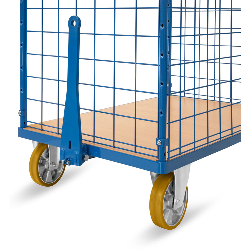 fetra® Carrello a ripiani con rete metallica 8413-1-RZ