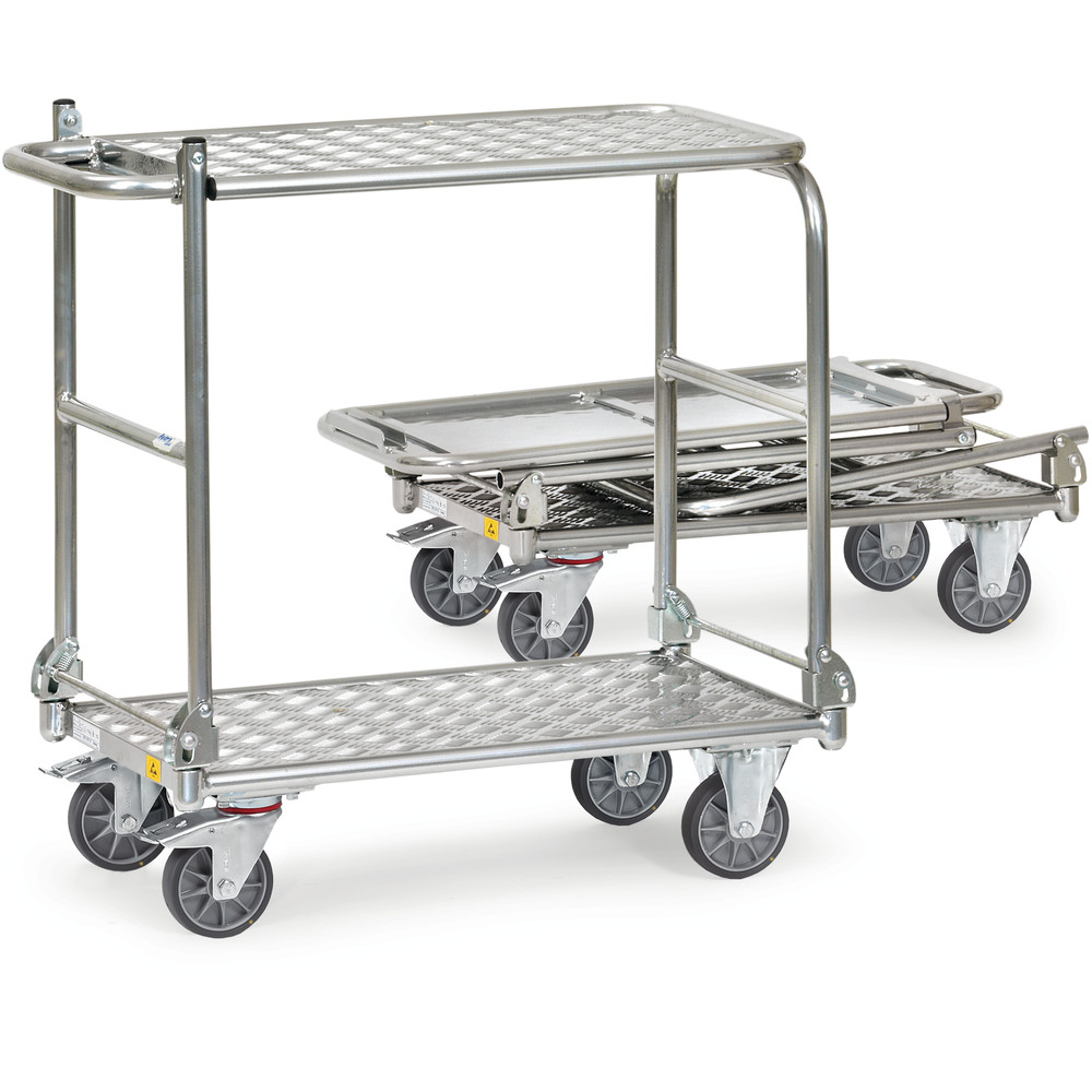 fetra® Carrello pieghevole in alluminio ESD 91180