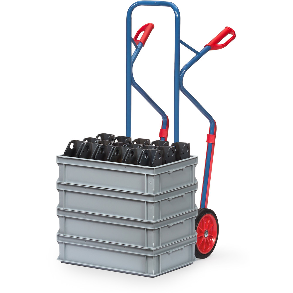 fetra® Camioncino in acciaio per accatastamento B1330V