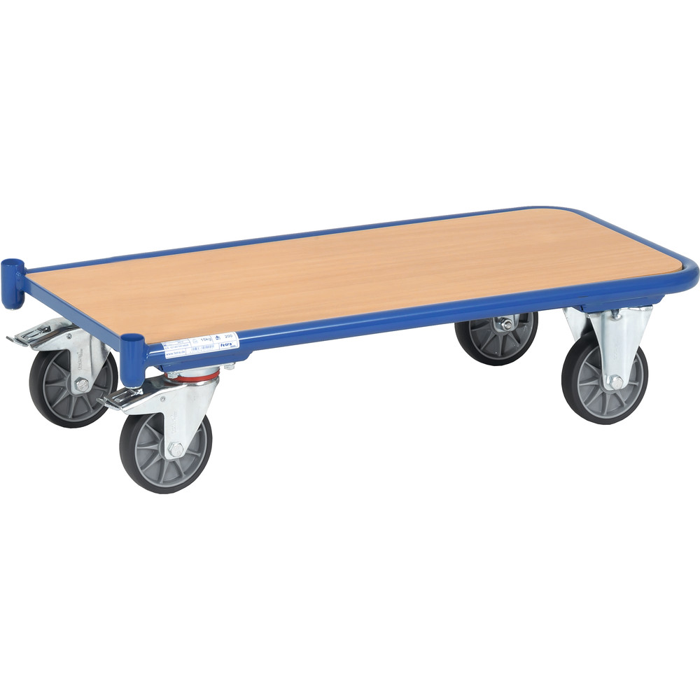 fetra® Carrello piattaforma E1200FR per carrello per magazzino