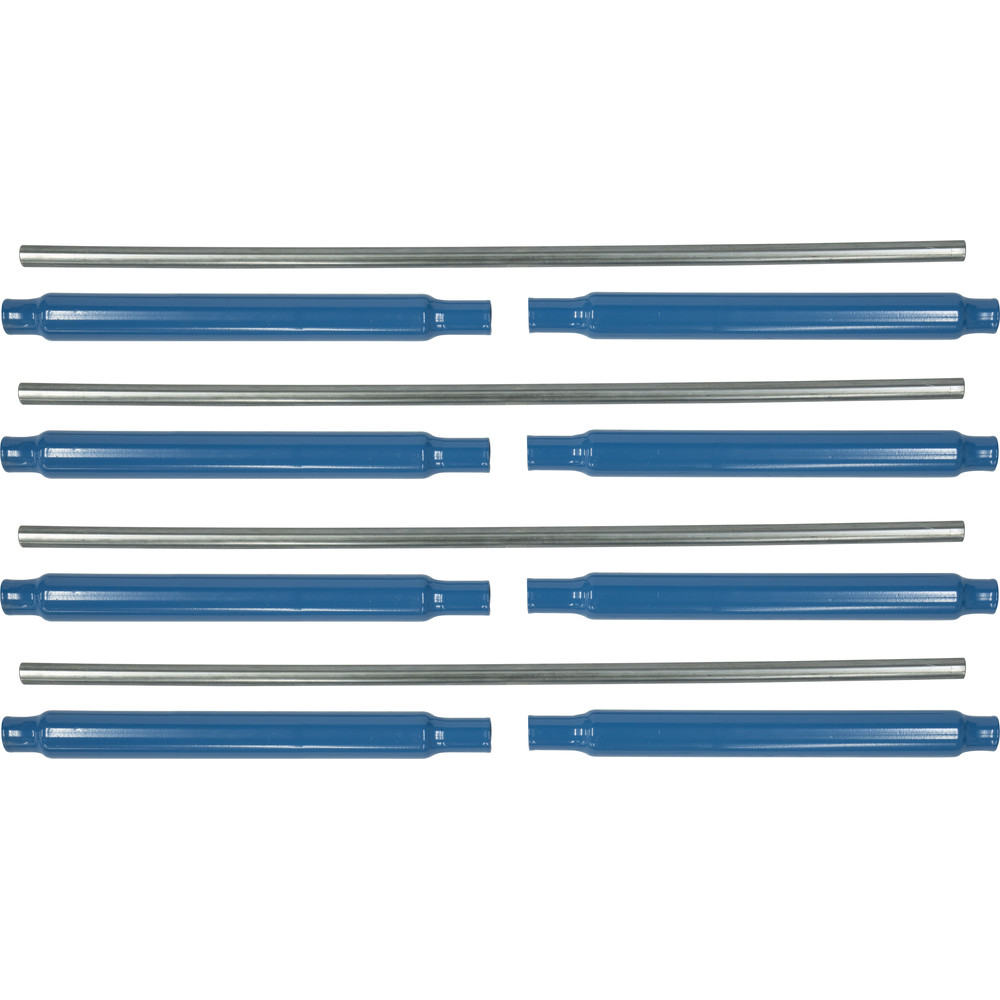 fetra® Tubi di supporto blu brillante E12422SR per carrello da tavolo 12422 - 12426