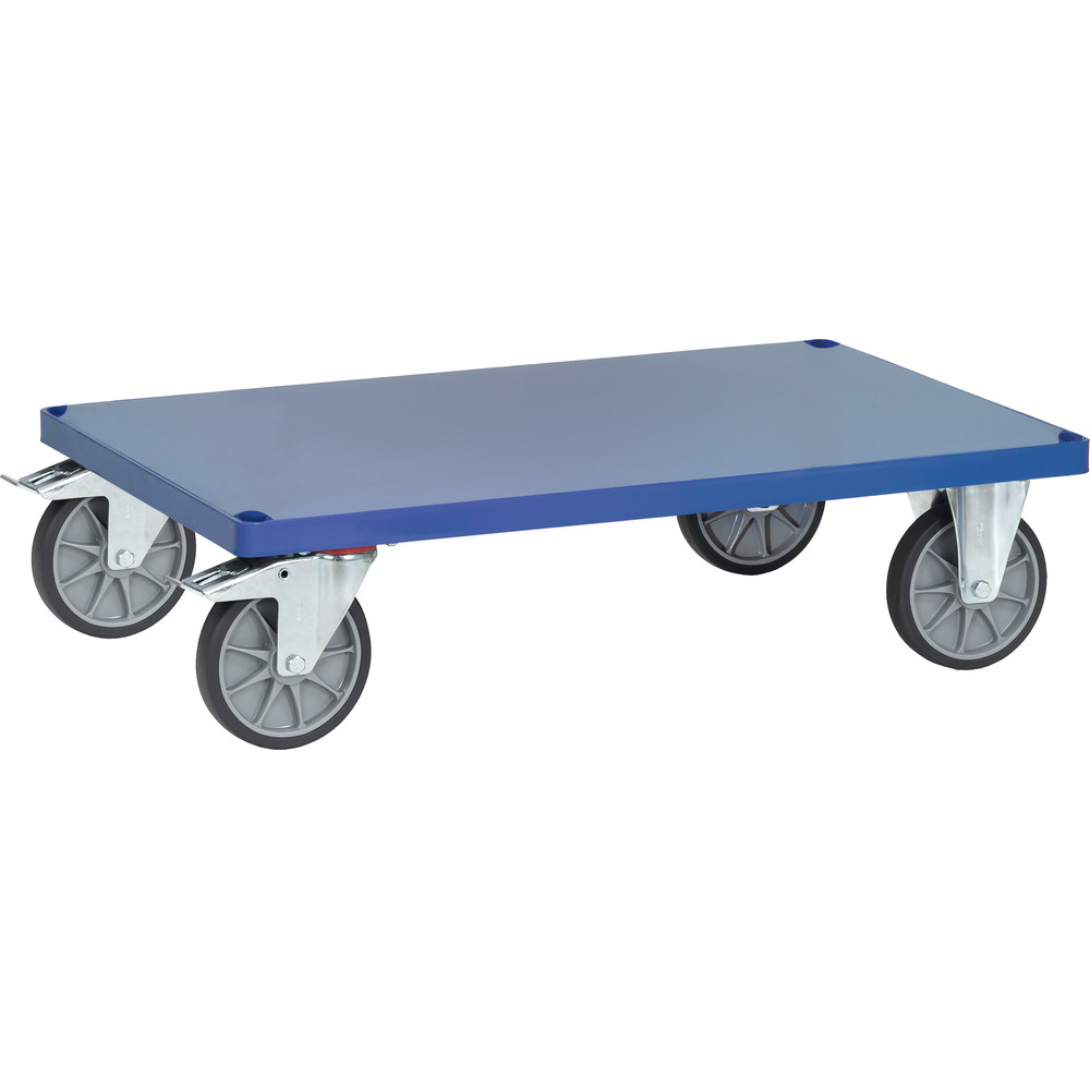 fetra® Carrello piattaforma di acciaio E2401BFR per carrello da tavolo pesante