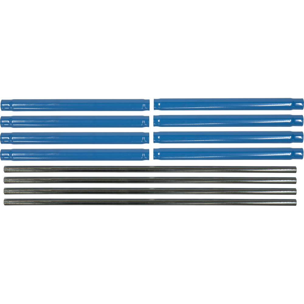 fetra® Tubi di supporto blu brillante E2420SR per carrello da tavolo 2420-2423