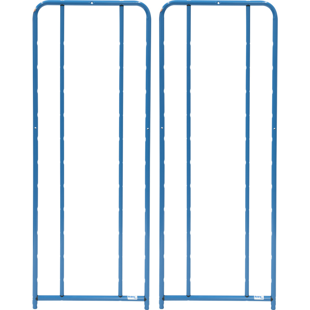 fetra® Barra terminale E4395SW per carrello a ripiani da agganciare